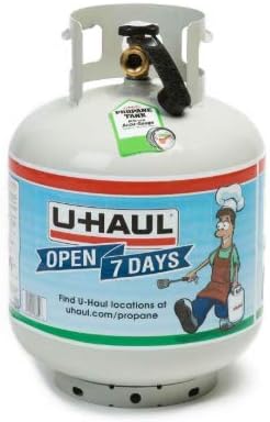 U-Haul 20 lb. Propane Tank- POL and QCC Compatible - Approx. 4.6 Gallon Propane Gas Capacity