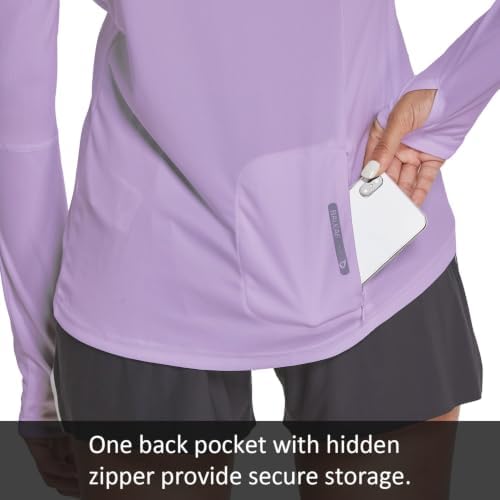 baleaf Women's SPF Shirts Long Sleeve Shirts UPF 50+ Hoodie Rash Guard