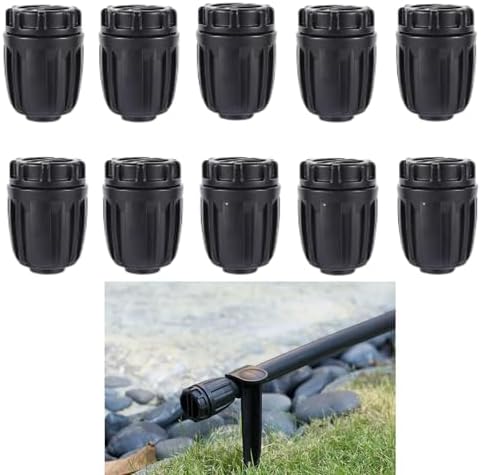 1/2 inch Drip Irrigation Fittings End Caps 10 Pack