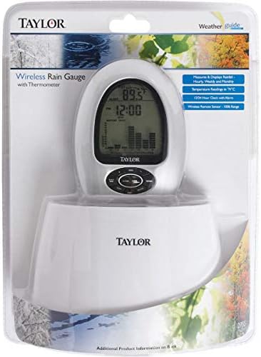 WIRLES RAIN GAUGE/THERM