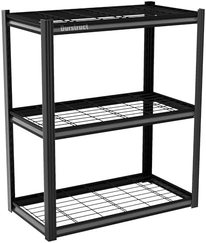 Durstruct 3 Tier Garage Shelving 1500LBS Loads Industrial Shelf 24"x16"x36"