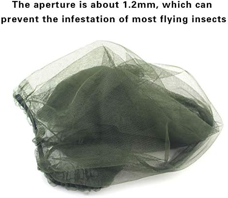 Cuayaes 3Pcs Mosquito Head Net Face Mesh, Bug Net for Head
