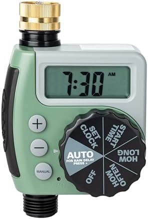 Orbit 62056 One Outlet Single-Dial Hose Faucet Timer (Pack of 2)