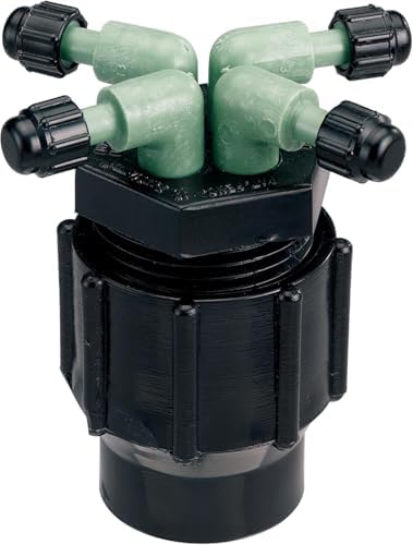 5-Pack Orbit Drip Irrigation System 4-Port Watering Manifold, 1/4" Dripper Tube - 67025