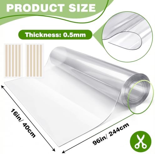UNIFAMILY Iguana Tree Wraps 96x16IN, PET Squirrel Baffle for Tree Trunk Protector Guard for Reptiles Climbing, Cat Anti Climb Trees Guard, Squirrel Duards for Trees with Double-Sided Adhesive