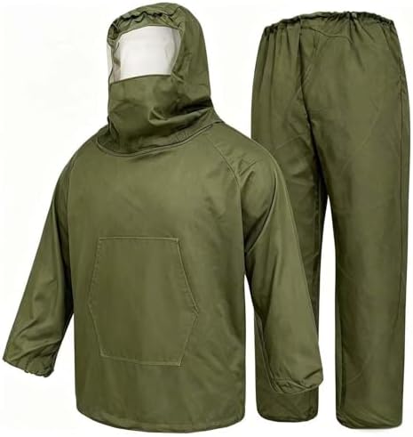 Mosquito Suit Bug Protection Mesh Clothing Breathable Lightweight Anti-Mosquito Gear for Camping Fishing Gardening