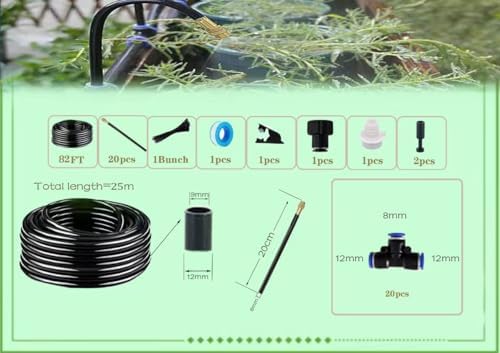 360° Adjustable Drip Irrigation System for Garden,Automatic Watering System