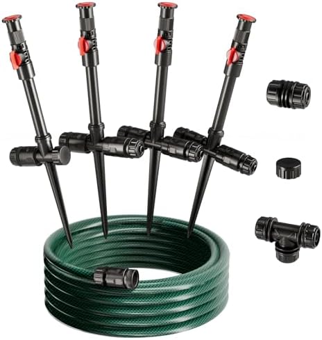 Flexible Sprinkler System, Above Ground DIY Irrigation Kit