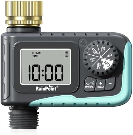 RAINPOINT Sprinkler Timer with Brass Swivel
