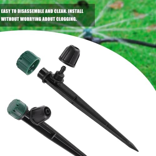 50PC Anti-Drop Drip Irrigation Emitters for 1/4" Drip Tubing