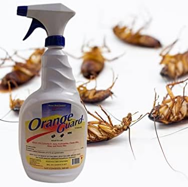 Orange Guard Home Pest Control Spray with D-Limonene | All-Natural Food Grade Orange Peel Oil for Bugs, Ants, Roaches, Fleas, Palmettos and Silverfish - 32oz