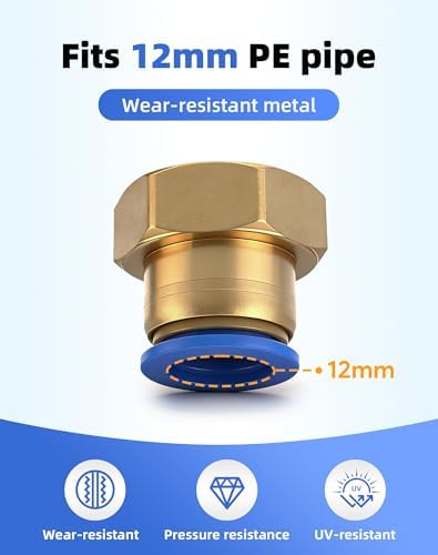 Drip Irrigation System,Automatic Garden Watering System, 360 Degree Adjustable Garden Sprinkler, High Output Mist Spray Nozzle for Potted Plants, Easy Connect & Rotating Head, Customizable Water Flow