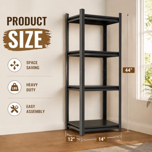 PRESTELION Garage Shelving 2000 LBS Adjustable Metal Storage Shelves