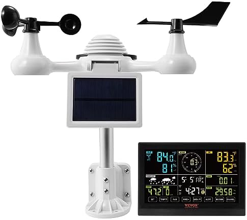 VEVOR YT60234 WiFi Weather Station 7-in-1 Weather Stations Indoor Outdoor