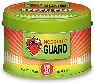 Mosquito Guard 12oz Mosquito Repellent Outdoor Patio Candle - Burns 35 Hours - Citronella Candles Outdoor Mosquito Repellent Indoors - Natural Mosquito Candles for Outside - Bug Repellent Candle