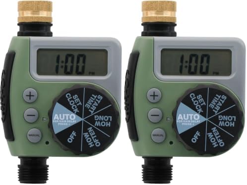 Orbit 62056 One Outlet Single-Dial Hose Faucet Timer (Pack of 2)