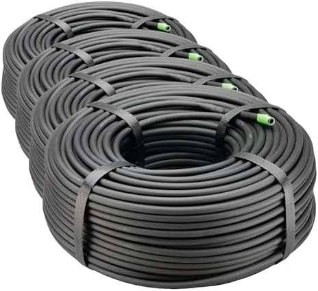 Rain Bird T22-250S Drip Irrigation 1/4" Blank Distribution Tubing, 250' Roll, Black (Pack of 4)