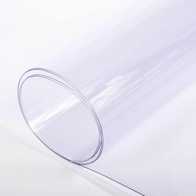 Farm Plastic Supply - Clear Vinyl Sheeting - 15 Mil - Clear Vinyl Roll, Storm Windows Covering, Protection, Tablecloth Protector (4' x 125')