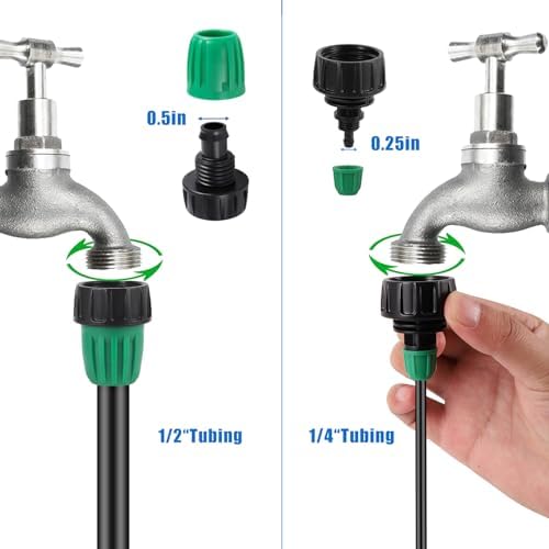 Leak-Proof Drip Irrigation Kit, Quick Connect Irrigation System Kit