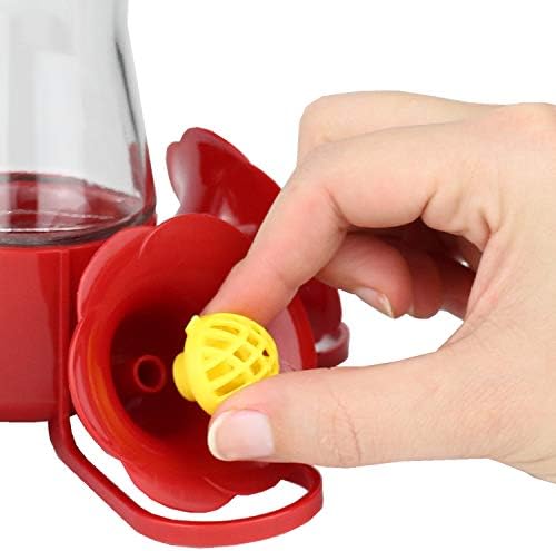 Perky-Pet Replacement Bee Guards for Hummingbird Feeders - Keep Bees Out of Nectar - 205Y - Yellow Replacement Bee Guards - for Models 203CPBN,203CPBR,204CP-4,403CP -,4 Count (Pack of 12)