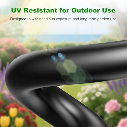 1/2 Inch Blank Drip Irrigation Tubing, 60FT Distribution Hose for Garden, Greenhouse & Raised Beds, Flexible UV-Resistant Watering Line for Drip Irrigation Systems