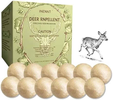 Deer Repellent Balls for Garden, Plants & Trees - Outdoor Deer Deterrent