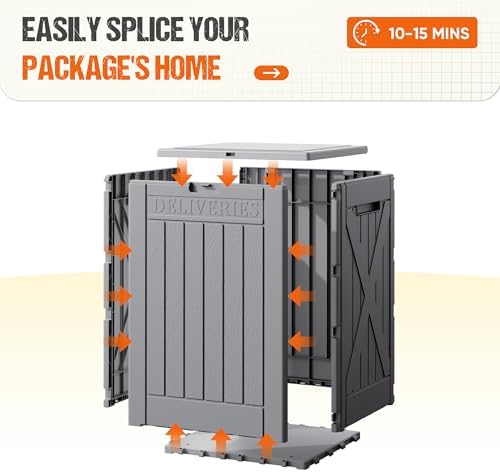 Flamaker 50 Gallon Deck Box, Package Delivery Storage Box for Outside