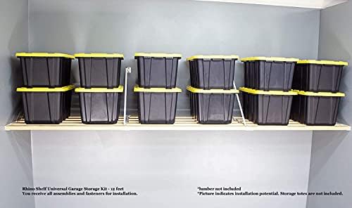 Rhino Shelf Universal Garage Storage Kit - 12 feet