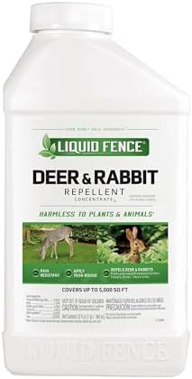 Liquid Fence Deer and Rabbit Repellent Concentrate, 32 Ounces