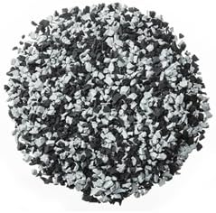 Poured-in-Place Surfacing Repair Kit Fix Rubber Playground (Gray/Black, Standard)