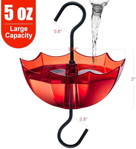 Ant Moat for Hummingbird and Oriole Feeder, (5 OZ, 4 Pack)