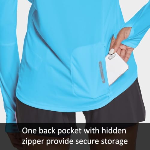 baleaf Women's SPF Shirts Long Sleeve Shirts UPF 50+ Hoodie Rash Guard