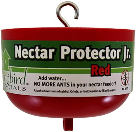 Songbird Essentials Nectar Protector Junior Bird Feeder Protection - Red