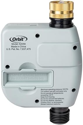 Orbit One Outlet Single-Dial Hose Faucet Timer - Easy Programmable - for Garden Watering System - LCD Hose Timer with Adjustable Watering Schedule - 62056, (Pack of 5)