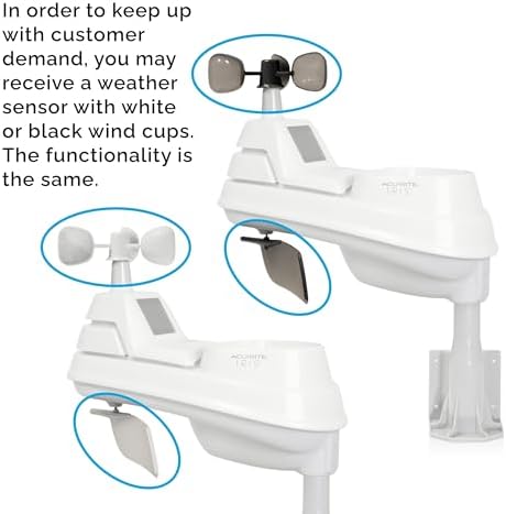 AcuRite Iris (5-in-1) Indoor/Outdoor Wireless Weather Station for Indoor and Outdoor Temperature and Humidity, Wind Speed and Direction, and Rainfall with Digital Display (01512M)