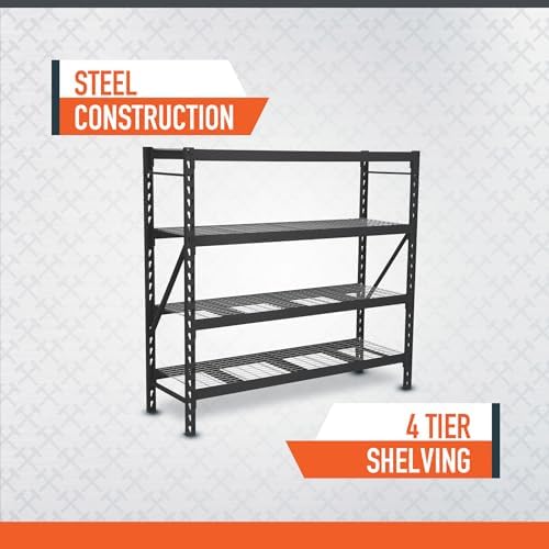 Ironton 4-Tier Storage Shelving, 6-Pk., 77in.W x 72in.H x 24in.D