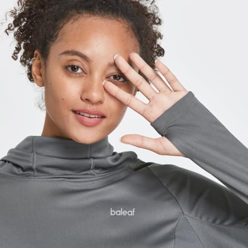 baleaf Women's SPF Shirts Long Sleeve Shirts UPF 50+ Hoodie Rash Guard