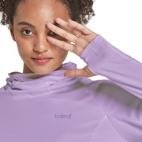 baleaf Women's SPF Shirts Long Sleeve Shirts UPF 50+ Hoodie Rash Guard
