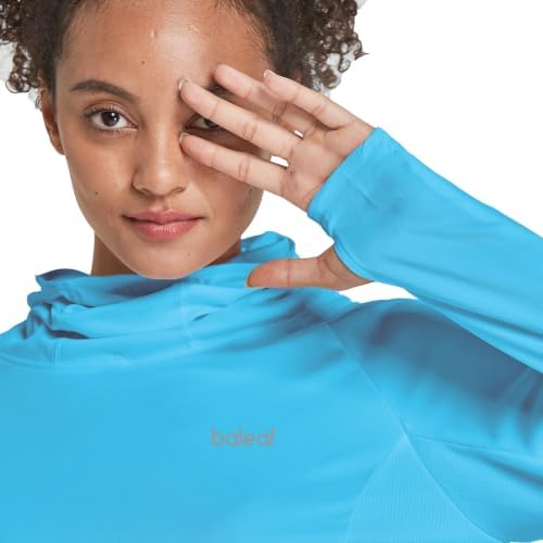 baleaf Women's SPF Shirts Long Sleeve Shirts UPF 50+ Hoodie Rash Guard