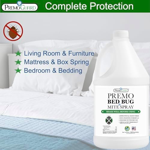 Premo Guard Bed Bug & Mite Killer Spray – University Tested 100% Kill Rate