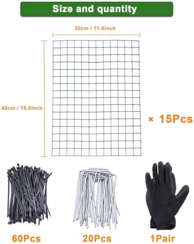 Plant Cages for Outdoor Plants - Metal Wire Mesh Plant Protector Cage/Guard