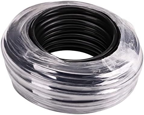 Raindrip 016010T 1/4-Inch Drip Irrigation Supply Tubing,100-Foot.,for Drip Irrigation,Drip-Emitters,Irrigation-Parts,Systems,Black Polyethylene,(Pack of 10)