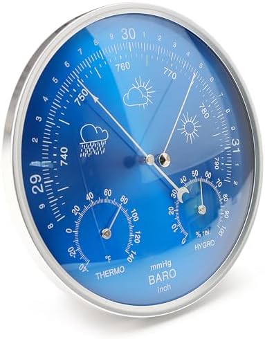 Wall Hanging 3 in 1 Barometer Weather Station