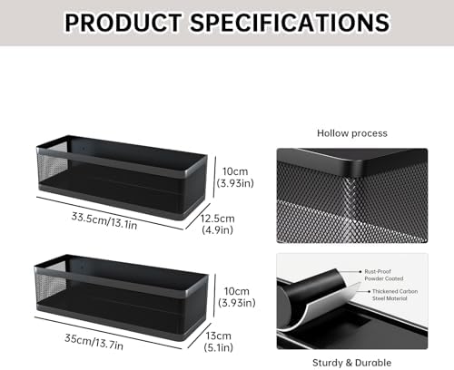 2-Pack Magnetic Shelves Laundry Room Organization