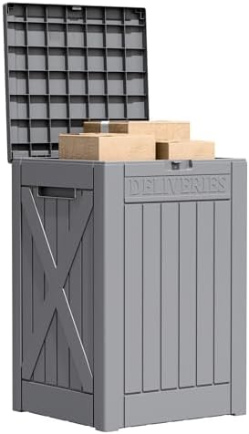 Flamaker 50 Gallon Deck Box, Package Delivery Storage Box for Outside