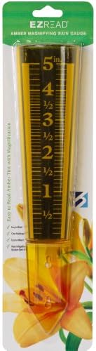 Headwind 100518375 Consumer Products 820-0600 EZREAD Amber Magnifying Rain Gauge