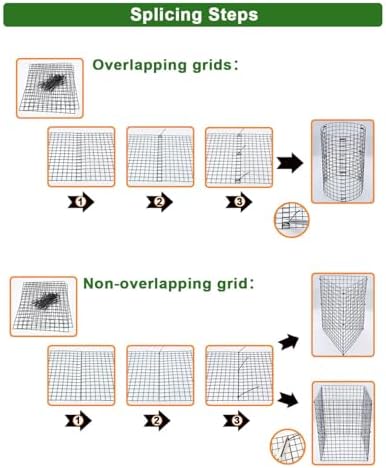 Plant Cages for Outdoor Plants - Metal Wire Mesh Plant Protector Cage/Guard