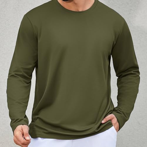 LeeHanTon Men's Sun Shirts Sun Protection Hoodie Shirt UPF 50+ Long Sleeve Work Athletic Shirt with Hooded for Fishing Hiking