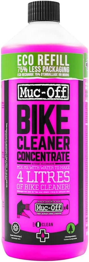 Muc-Off Bike Cleaner Concentrate | Powerful Nano Tech Bike Cleaner | Safe on Carbon Fibre, Biodegradable Formula for Bicycle and Motorcycle Cleaning