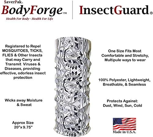 Tick Gaiters - Permethrin Treated, Ticks, Mosquitoes, Flies & More Insect Repellent, Unisex Adult, (Black/Camo XW) Complete Package 1